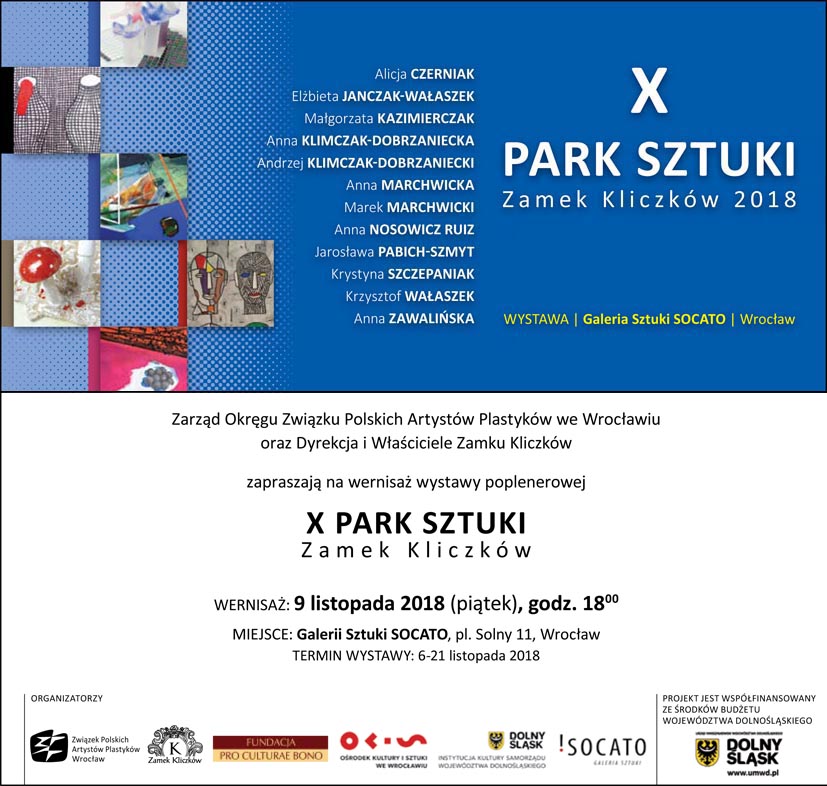 Park Sztuki X w Zamku Kliczków